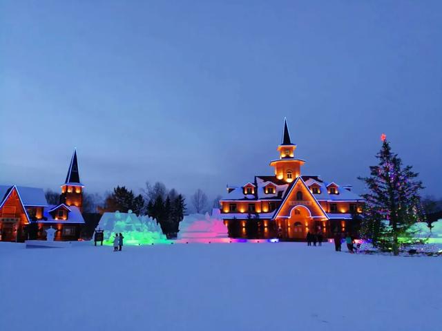 冬季呼伦贝尔海拉尔、阿尔山、满洲里、根河不冻河、漠河、北极村