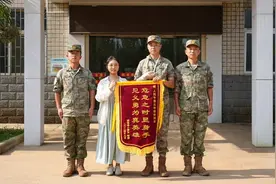 手部骨折也没松手的他说：“挺身而出是我的本能！”图片