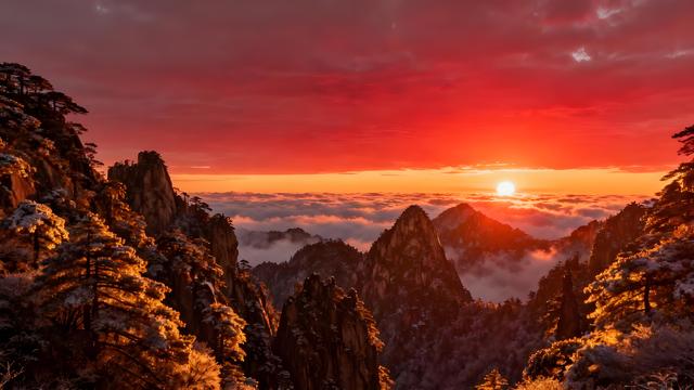 初雪染黄山 仙境入画来 —— 初冬秘境深度游纪