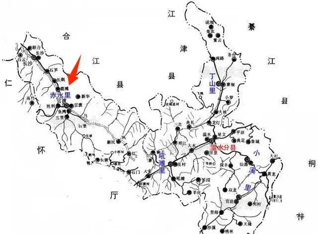 沿合（江）习（水）公路，跨越川黔边界