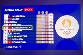乌龙接连不断！巴黎奥运会上，韩国国旗被挂成中国的，韩国人破防图片
