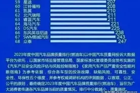 2024年315晚会曝光的燃油车汽车质量排名，看看你家爱车上榜了没图片