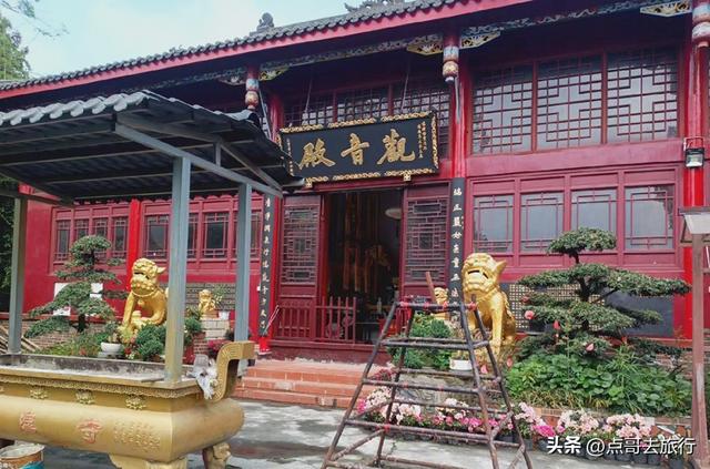 成都郫都区被冷落的寺庙，温馨充满人间烟火，公交车可到达！