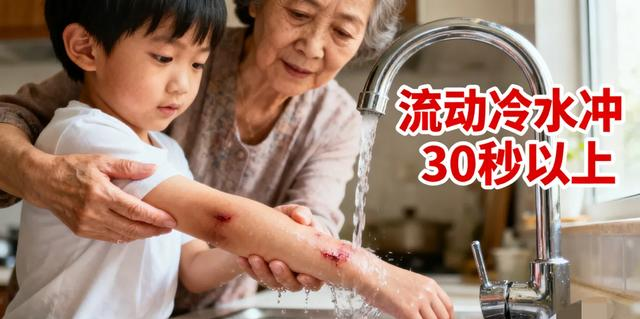 3岁娃被100℃开水烫伤，奶奶“60秒”处理救了娃，医生赞：很及时