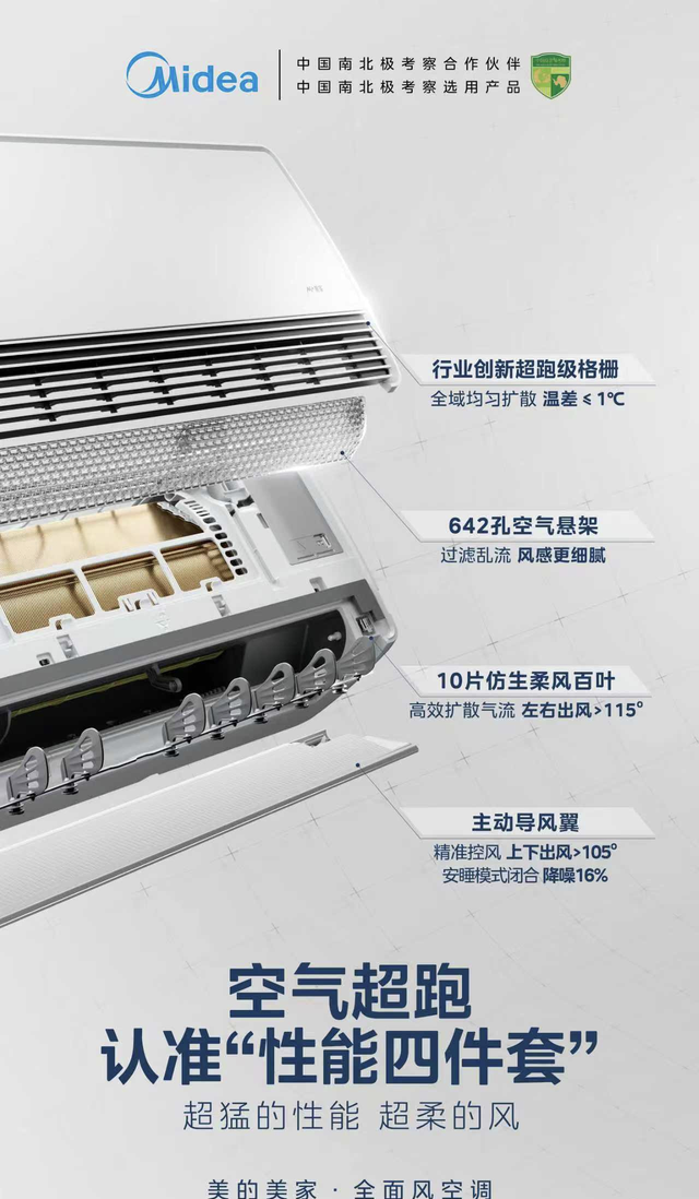 风不好，舒适白谈；美的美家全面风空调告诉你什么叫真正体验