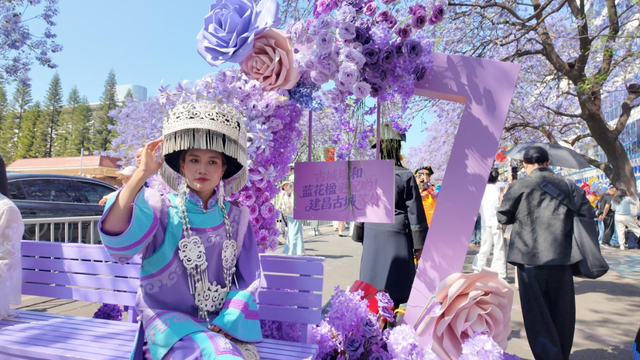 赴一场紫色花事｜西昌蓝花楹打卡点位全部准备就绪
