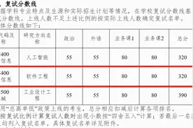 浙大软件复试线320分且1：1复试，中科大软件376分，为什么图片