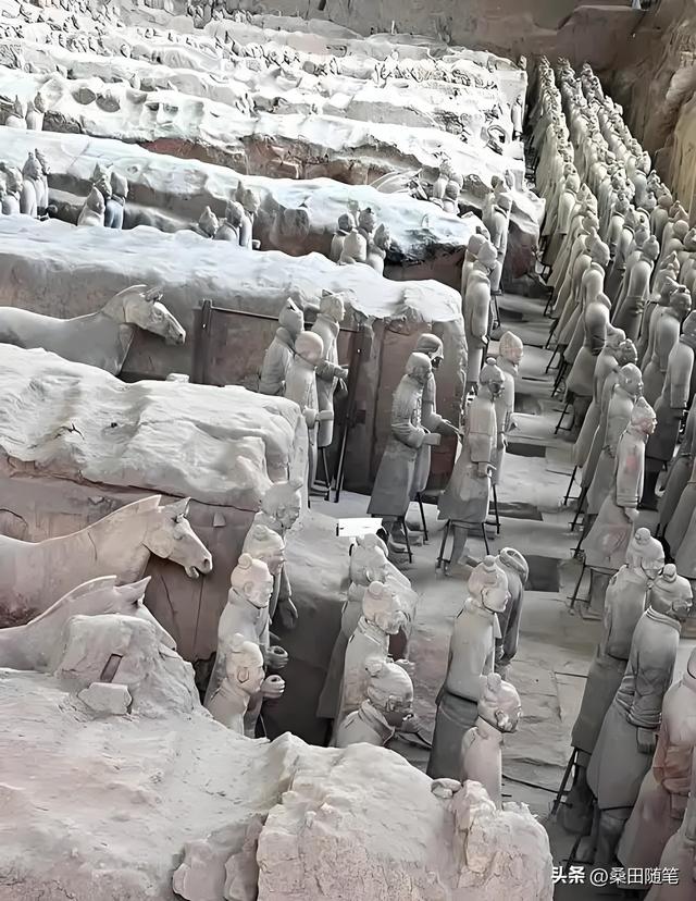 西安的秦始皇兵马俑