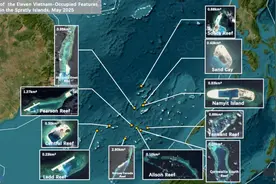 越占南沙岛礁扩建进入新阶段图片