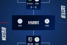 2024 NBA季后赛最新对阵图东西部半决赛名额各出来一个图片