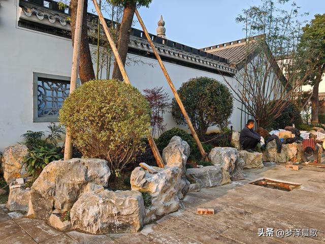 云梦：祥云湾苏式园林庭院美景显现