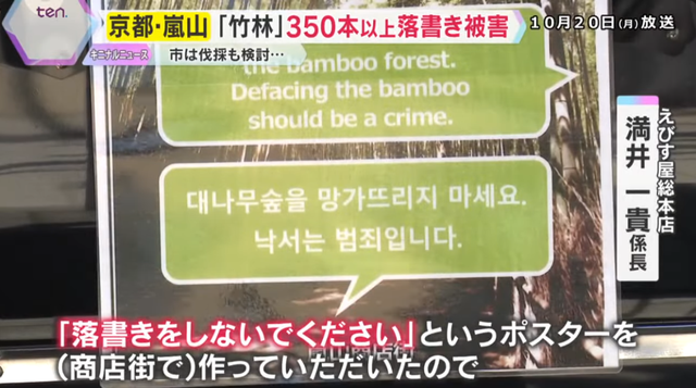 日本网红打卡地快被外国游客 “霍霍” 没了？京都岚山被逼砍竹林！