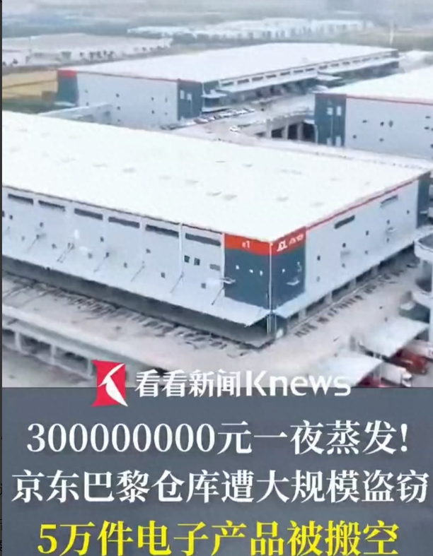 京东出大事了！巴黎仓库被盗损失3亿，员工曝更多细节脊背发凉