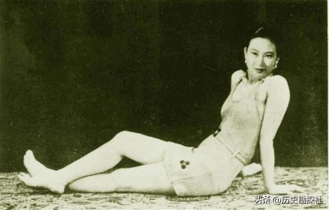戴笠与胡蝶的真实影像，胡蝶一颦一笑妩媚动人，戴不怒自威