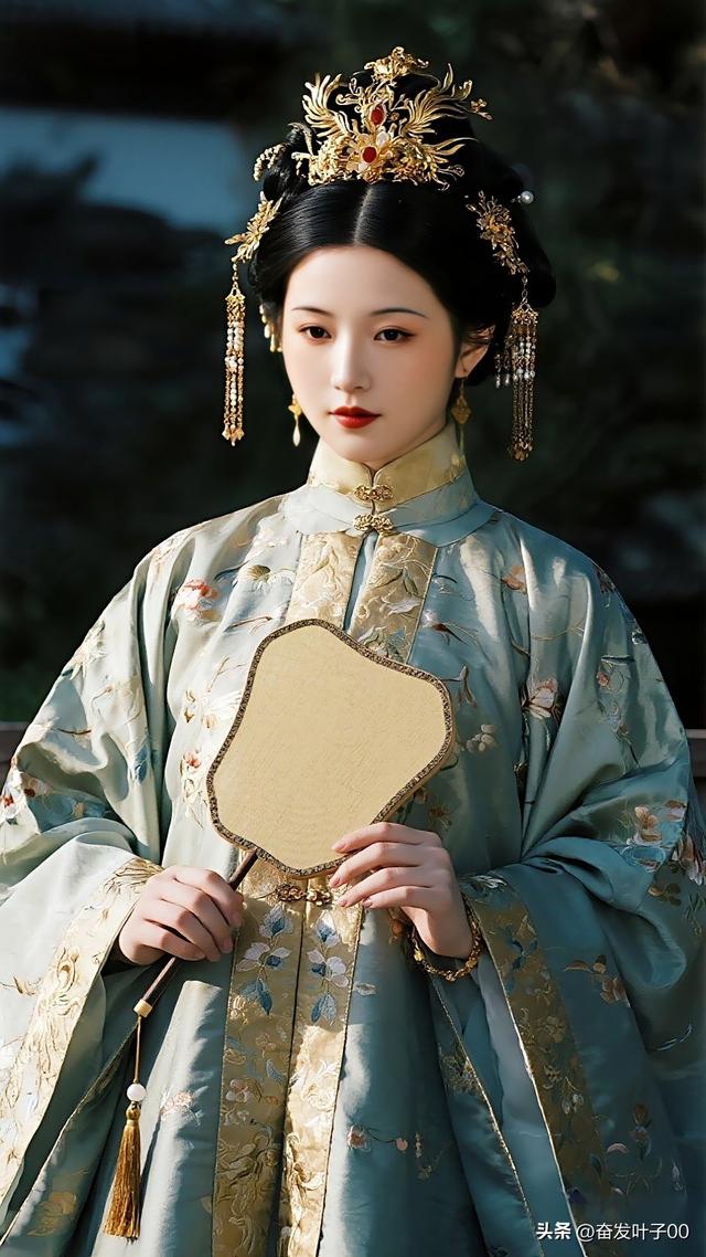 红妆美人伞下立，古风韵味入画来。#气质红妆女子#