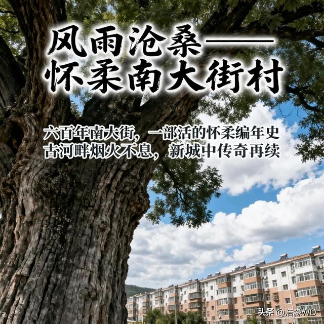 怀柔南大街村的历史变迁与文化沉淀