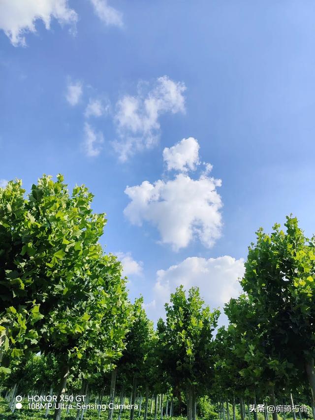 蓝天白云之美