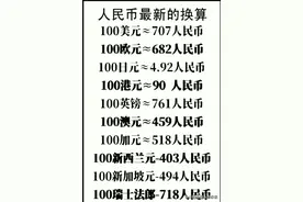 人民币的最新换算，看完涨见识了。值得一看。图片