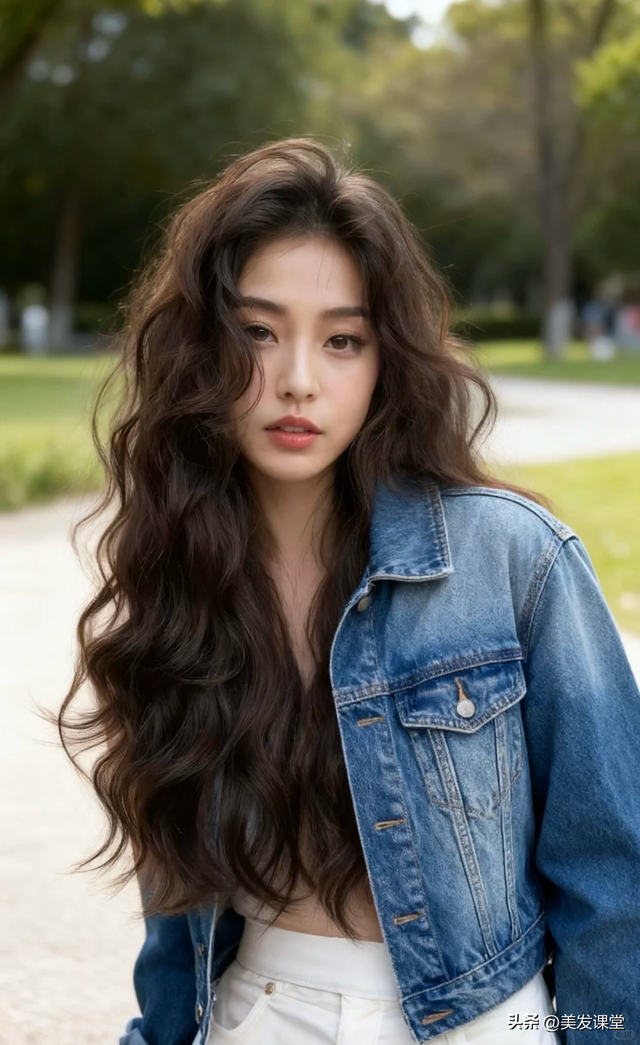 三种很流行的女生烫发发型， 慵懒蓬松很优雅，极具高级感