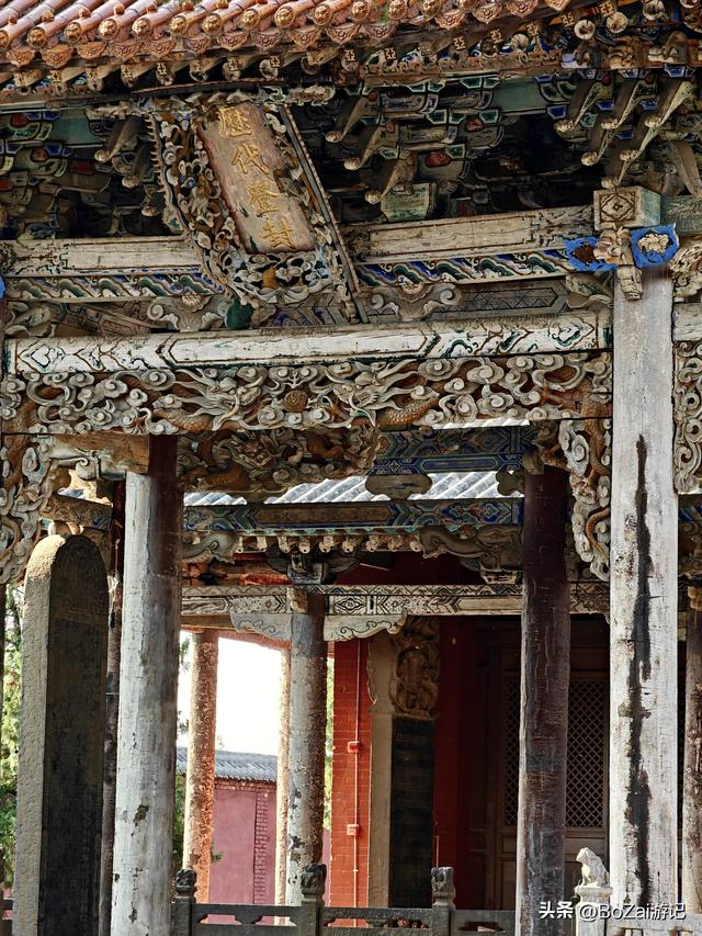 藏在乡野的国六，小靳东岳庙献殿，斗拱木雕极尽精巧