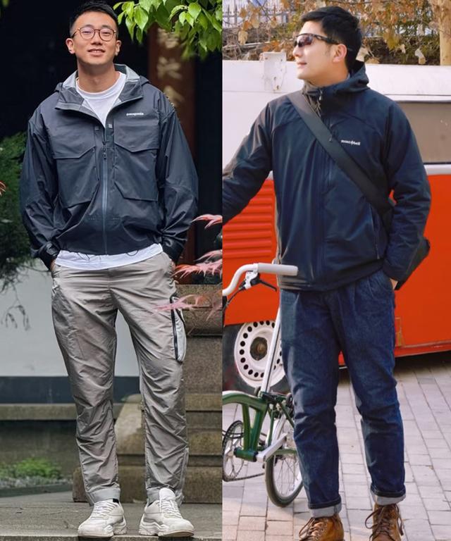 中年男人，秋天还是穿冲锋衣最帅气有型，记住：3穿3不穿更高级