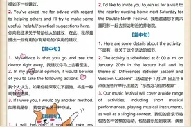 英语作文万能句式+19类应用文模板，考试直接默写套用图片