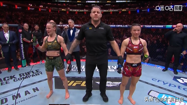 张伟丽升重挑战UFC蝇量级冠军失败，张伟丽回应不敌舍甫琴科：没能赢下比赛非常抱歉	，我已经尽力了