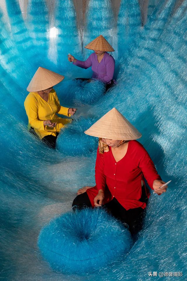 行摄越南，从南到北（8）——莎草地归家&渔女补网&棕榈簸箕船