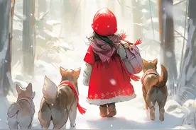 【治愈专题】冬日暖阳下，小女孩与毛茸茸的小动物们共度快乐时光图片