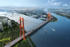 2455米的顺德大桥，接中山东环通达深中通道，将于2025年建成通车图片