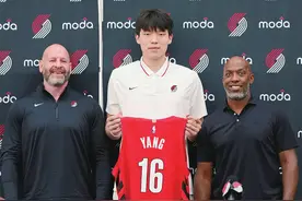 中国球员杨瀚森被NBA开拓者队选中图片