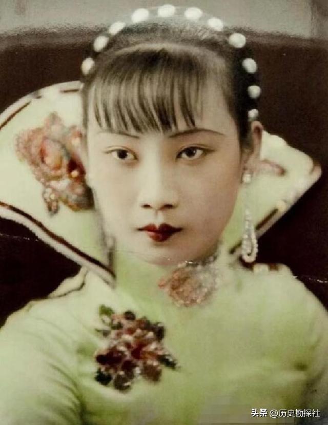 戴笠与胡蝶的真实影像，胡蝶一颦一笑妩媚动人，戴不怒自威