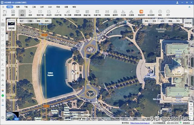 天地图风格的全球地名路网标签瓦片