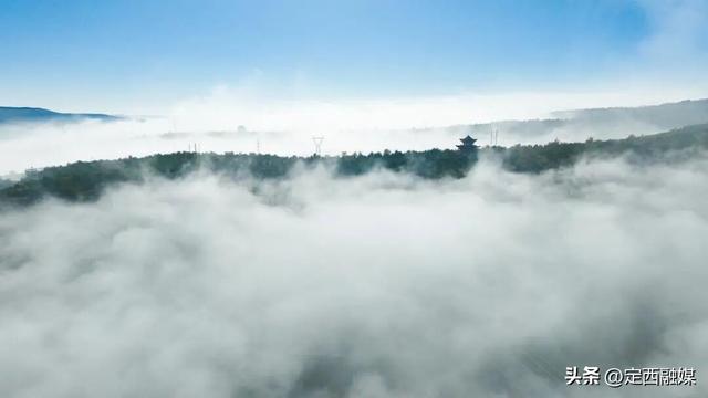 图说定西｜“仙境”通渭！秋日晨雾勾勒山河朦胧美
