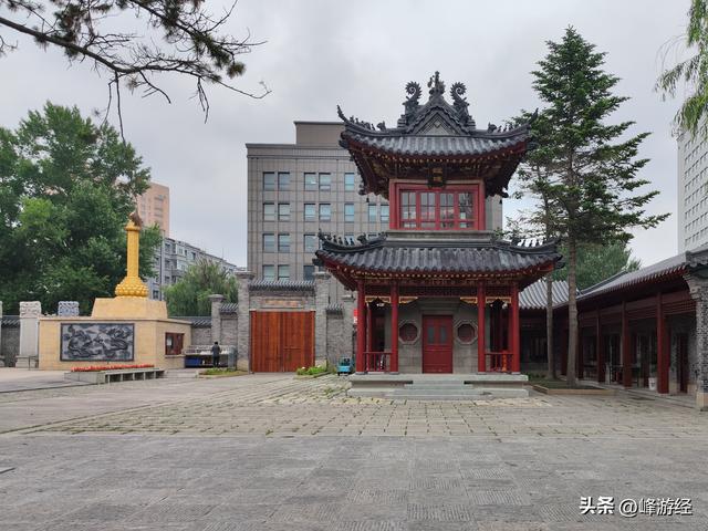 长春城央般若寺，建于特殊的历史时期，由佛教天台宗传人创建