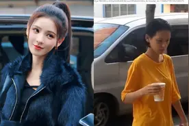 明星素颜真容大公开：路人镜头下的女明星长这样 白鹿赵露思谭松韵图片