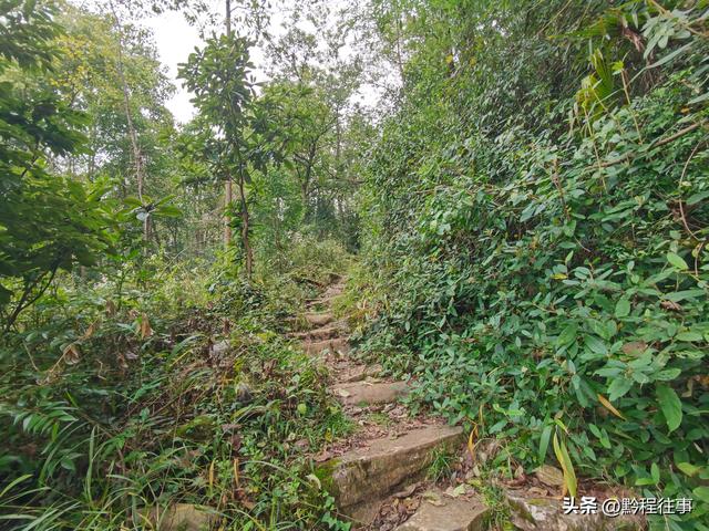 偏远乡野中寻找一个古寺遗址，探险一个深邃溶洞