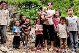 广西90后夫妻隐居深山，不懂避孕不愿结扎12年生10娃，如今怎样？图片