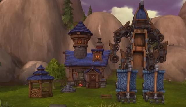 魔兽世界:24个玩家的脑洞自建房,家园变泰坦机甲,可一键分享