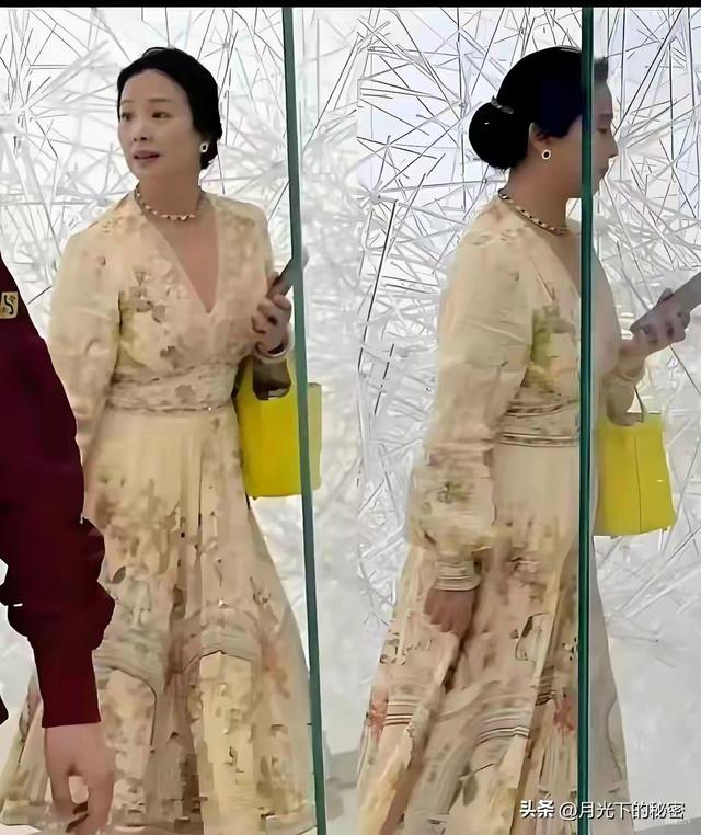 天呐！刘亦菲妈妈被偶遇	，都65岁了，还是美得不像话！太让人羡慕