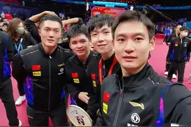 王楚钦陪练刘丁硕退出国乒 在奥运偷笑樊振东犯众怒 网友：秋后算账图片