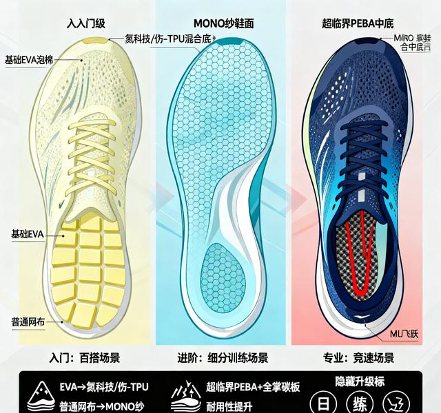 不同跑鞋的差异，哪款更适合你！
