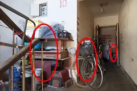 业主违反楼道管理规定将被处罚！楼道属于公共区域不得随意占用！图片