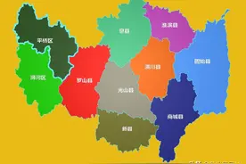 河南省信阳市简介及下辖各区县地图分享图片