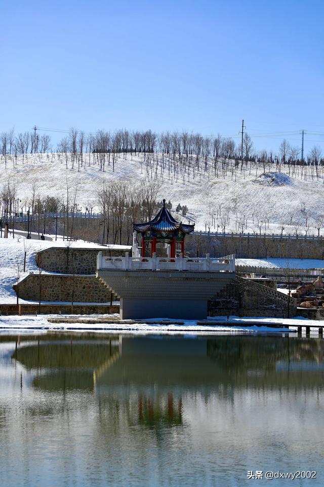 山西陵川雪后现雾凇美景