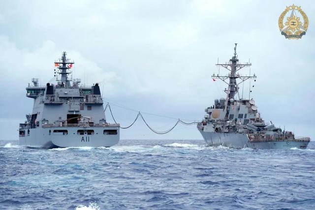 就问怕不怕！围观美菲澳新四国演习的中国海军，比参演舰艇还要多……