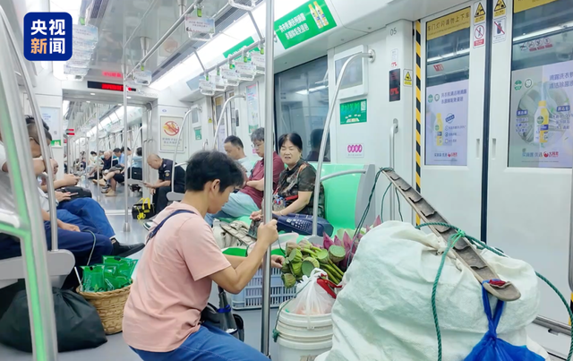 荷花市集火出圈！原来这些花是坐公交、地铁来的