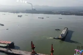 225米！扬州仪征港区迎来史上最大尺度散杂货船图片