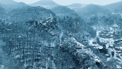 实拍！雪后淄博，秒变水墨仙境！