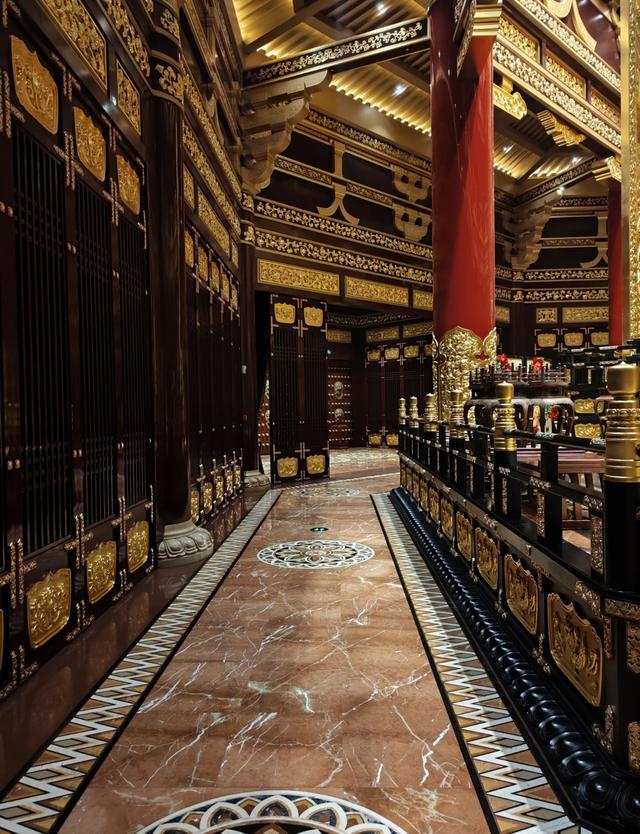 我是上海人，旅游景点天堂明堂看空中佛殿，识脱胎漆器唐代